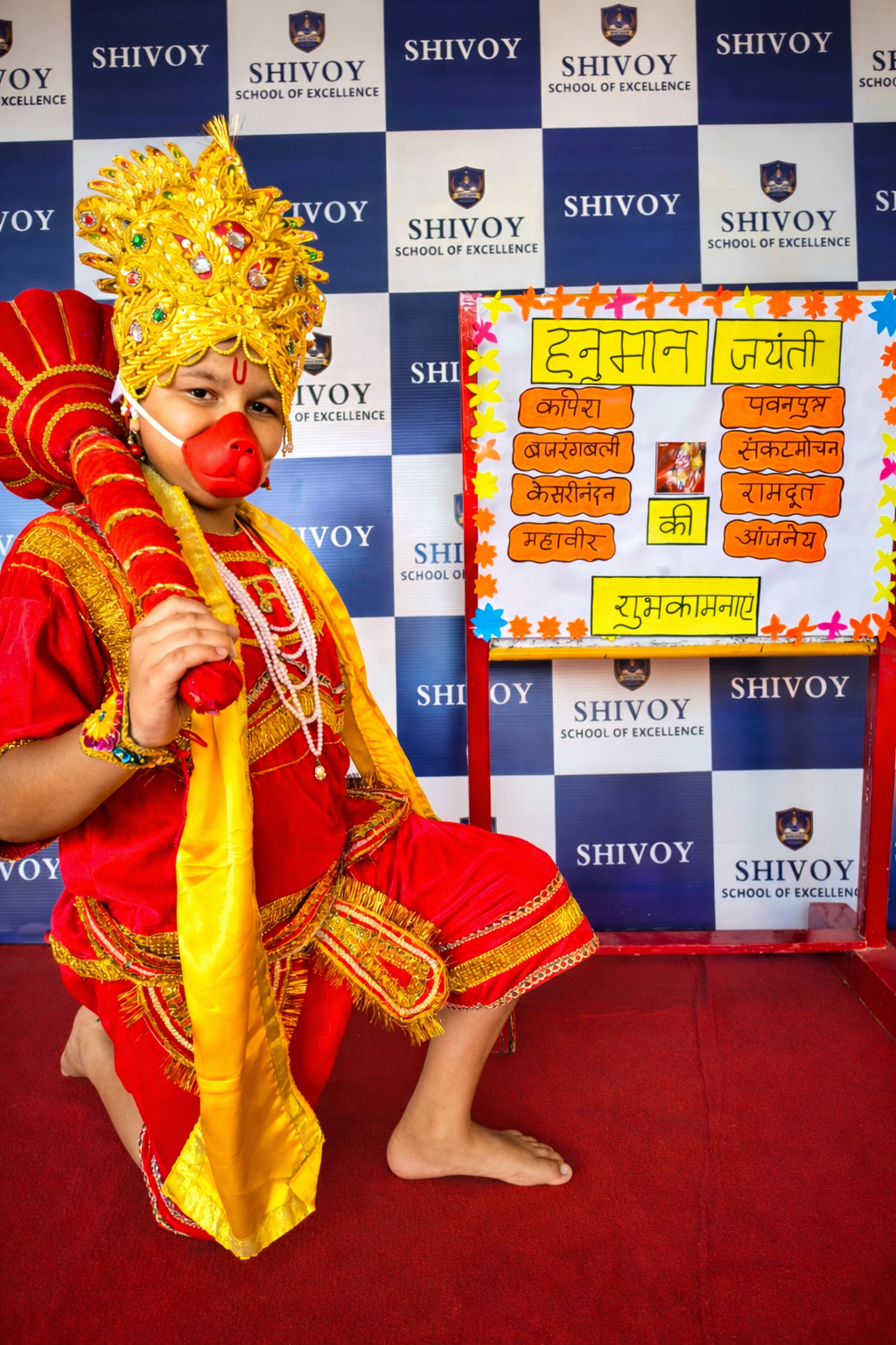 “Embracing Strength & Devotion: Hanuman Jayanti Celebration at Shivoy”