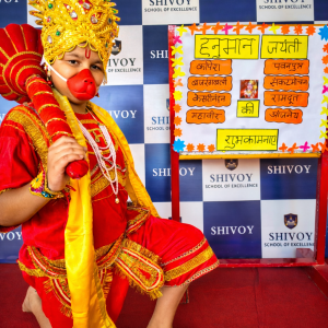 “Embracing Strength & Devotion: Hanuman Jayanti Celebration at Shivoy”